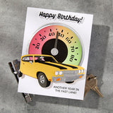 Cruisin' By Sentiments Clear Stamp & Die Set from the Classic Road Legends Collection by Mindy Eggen