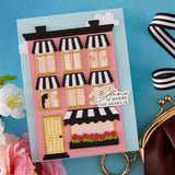 Everyday Windows, Curtains and Flower Boxes Etched Dies by Yana Smakula