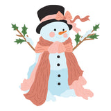 Sweet Snowman Etched Dies by Frank Garcia