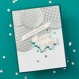 Disco Balls Etched Dies from the Shine Bright Collection by Carissa Wiley