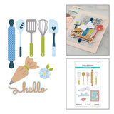 Fluff, Frost & Roll Etched Dies by Tina Smith