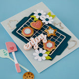 Cool It Cookie Rack Etched Dies by Tina Smith