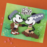 Classic Mouse Trick-or-Treat Sentiments Stamp & Die Set