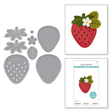 Felt Berry Blossom Etched Dies from the Summer Felt Stitch & Create Collection by Nichol Spohr