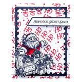 Sketched Santas Etched Dies for Coordinating Stamp Set by Simon Hurley