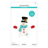 Felt Snowman Star Etched Dies from the Felt Stitch & Create Collection by Nicole Spohr