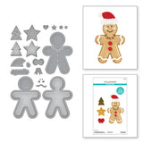 Felt Gingerbread Boy & Girl Etched Dies from the Felt Stitch & Create Collection by Nicole Spohr