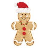 Felt Gingerbread Boy & Girl Etched Dies from the Felt Stitch & Create Collection by Nicole Spohr