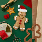 Felt Gingerbread Boy & Girl Etched Dies from the Felt Stitch & Create Collection by Nicole Spohr