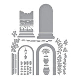Beyond the Door Etched Dies from the La Dolce Vita Collection