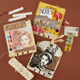 Torn Edges with Tag Etched Dies by Esther Glas