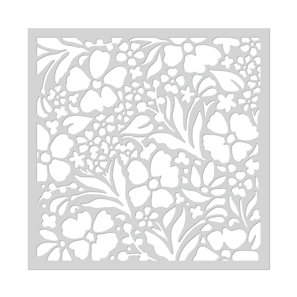 Floral Garden Stencil