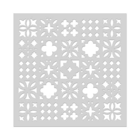 Decorative Tile Pattern Stencil