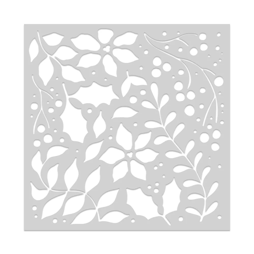 Holiday Foliage Stencil