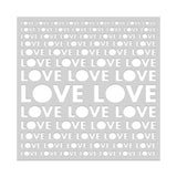 Lots of Love Stencil from the Love Notes Collection