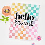 Hero Arts Hello Friend Clear Stamp & Die Bundle