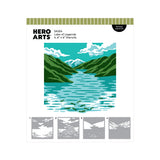 Hero Arts Lake of Legends Stencil Set