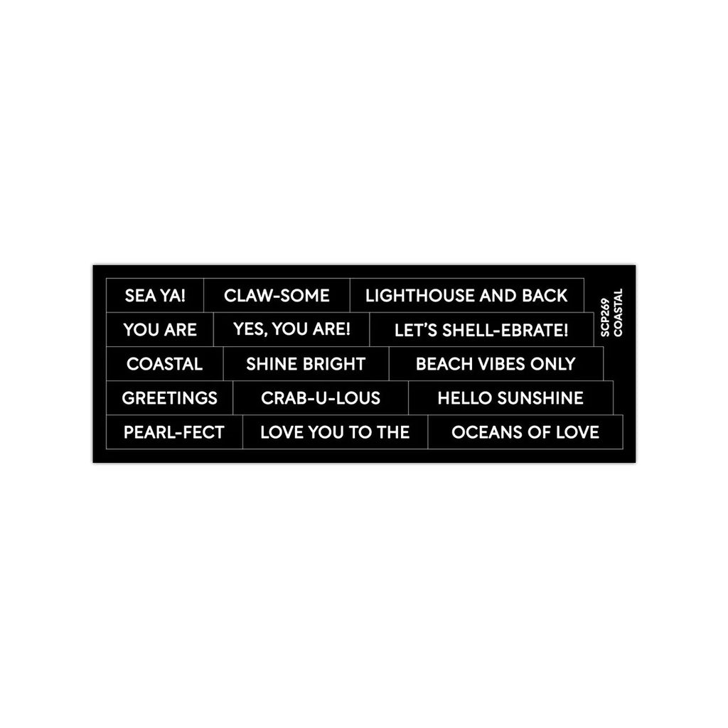 Subsentiments Coastal Diecut