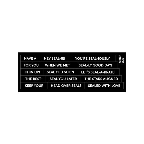 Subsentiments Seal Diecut