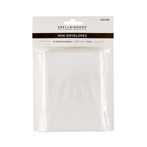 White Mini Envelopes - 25 Pack