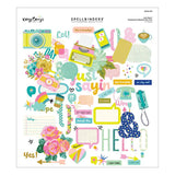 Just Sayin' Chipboard Die Cuts from the Just Sayin' Collection by Kelly Bangs