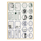 Book 10 Borders & Labels Stickers by Esther Glas