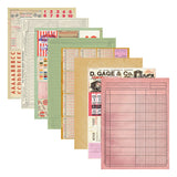 Reminiscence Book 10 Patterned Cardstock by Esther Glas