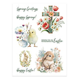 Spring Blessings Rub-On Sheets