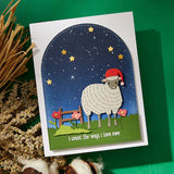 Counting Sheep Clear Stamp & Die Set from the On the Farm Collection