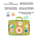 Retro Suitcase and Sentiments Stamp & Die Set by Sheri Ballantyne