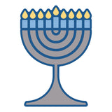 Menorah Lights Stamp & Die Set