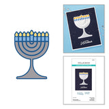Menorah Lights Stamp & Die Set