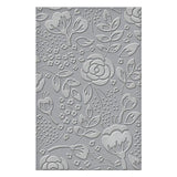 Bold Floral Embossing Folder from the Just Sayin' Collection by Kelly Bangs