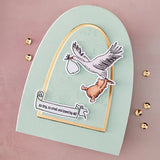 Simple Stories Say Cheese Classic Pooh Baby Hello Baby Clear Stamp Set