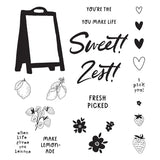 Pink Lemonade Stamp & Die Bundle with Simple Stories