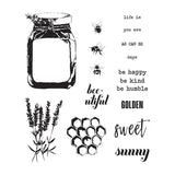 Simple Vintage Lavender Fields Stamp & Die Bundle with Simple Stories