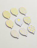 Party Balloon Fresh Cuts White Tags