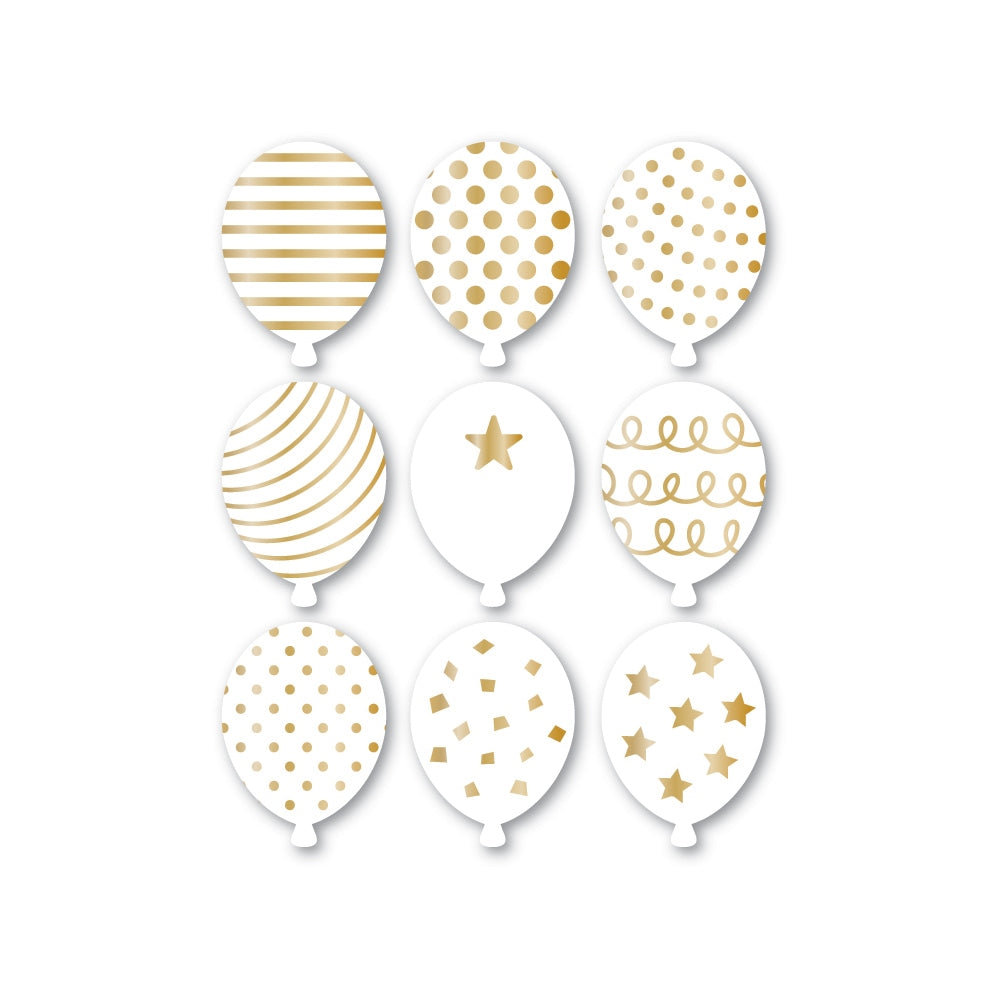 Party Balloon Fresh Cuts White Tags