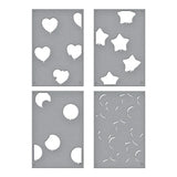 Party Balloons 3D Embossing Folder and Stencil Bundle from Simon's Birthday Bash Collection by Simon Hurley