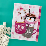 Snow Joy Stencil