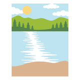 Lakeside Memories Layered Stencil by Allison Frazier