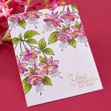 Magical Fuchsia Press + Foil Plate & Die Set by Alex Syberia Designs