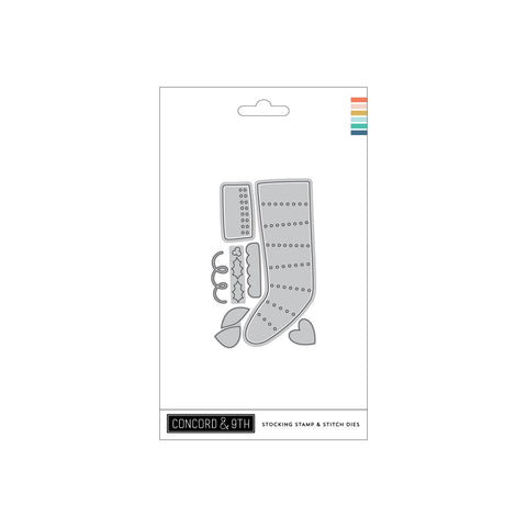 Stocking Stamp & Stitch Dies (8 pieces)