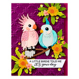 Spread Your Wings Sentiments Clear Stamp Set from the Cheerful Chirps Collection