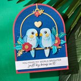Spread Your Wings Sentiments Clear Stamp Set from the Cheerful Chirps Collection