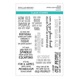 Birthday Laughs Sentiments Clear Stamp Set