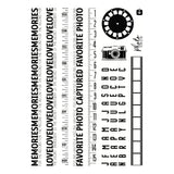 Keepsake Strips Clear Stamp Set by Esther Glas