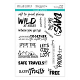 Words for the Wild Clear Stamp Set by Josh Griffiths