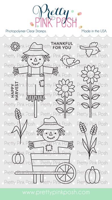 Fall Scarecrows Stamp Set