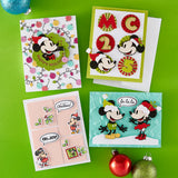 Classic Mouse Christmas Embellishments Etched Dies from the Say Cheese Classic Mouse Christmas Collection
